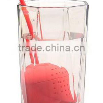 Silicone Rose Design Tea Leaf Strainer Teapot Filter