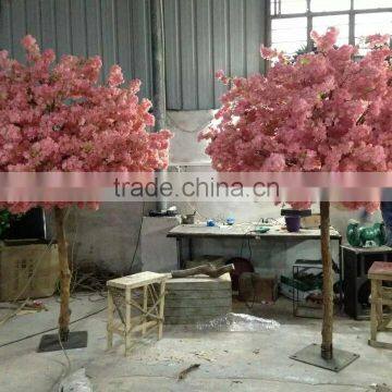 2017 Pink fake cherry blossom tree for wedding decor