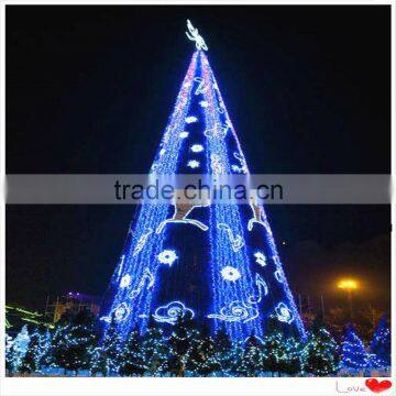 SJ2017500124 7m Outdoor Xmas Tree Artificial PVC Colorful Lighting Christmas Tree for Christmas Festival photo-2