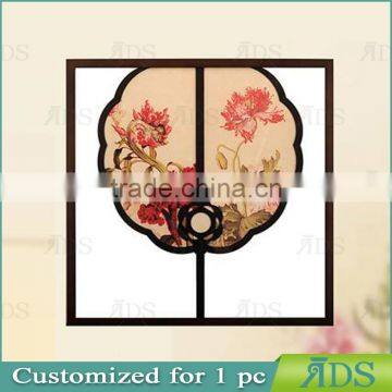 Framed Handmade Chinese Fan Canvas Wall Art photo-3