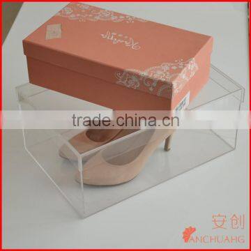 Clear Acrylic Shoe Box Display/Storage Shoe Box photo-4
