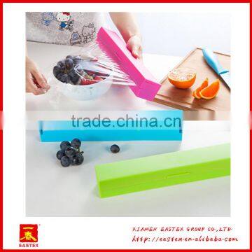 Convenient kitchen tool Cling Film Slide Cutter & cling film cutter