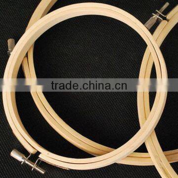 New Products High Quantity Custom Round Bamboo Embroidery Hoop for Clothes Accessories Wholesale Made in China photo-2