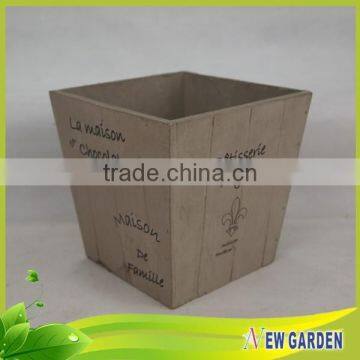 Fashionable Decorative Hand Craft Retangle Basket Wood/Wooden Planter photo-5