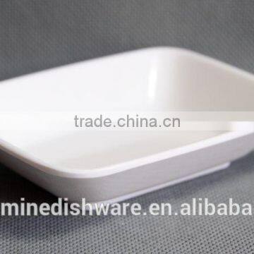 Rectangular melamine sauce dish / melamine kitchenware