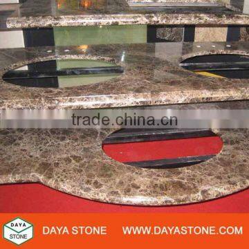 Emperador marble vanity top