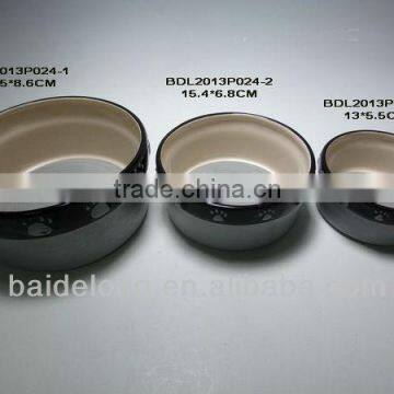 Round Ceramic Pet Bowl photo-3