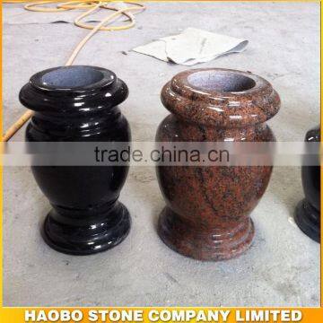 funeral accessories stone vase/vase for tombstone prices/flower vase/granite chinese vase