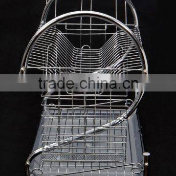 Stainless Steel Kitchen Storage Rack Dish Drying Rack Bowl Rack photo-5