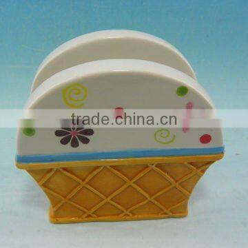 2012 hot sales ceramic funny tissue box