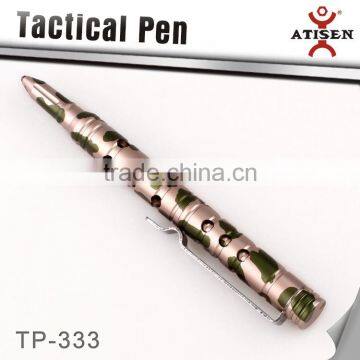 Camo Color Tactical Pen, Black Ink, Anodized, Aluminum, Made in China photo-2