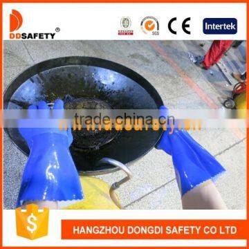 DDSAFETY Hot Sale Blue Pvc Working Glove