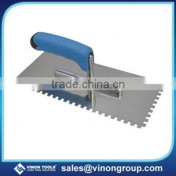 Best Selling Notch Trowel, Plastering trowel, Construction Trowel. Stainless Steel Plaster trowels,Adhesive Trowel