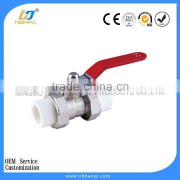 Nick plated mechanical float valve with pex connector