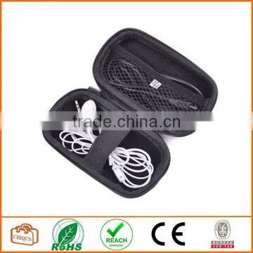 Light Blue Rectangle Shaped Hard Earphone Headset EVA Case for MP3/MP4 Bluetooth Earphone photo-3