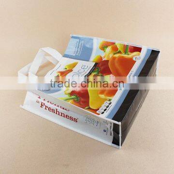 Long Nylon Webbing Handles Photo Picture Printing Laminated TNT Bag, Laminated Non-woven Shopper photo-4