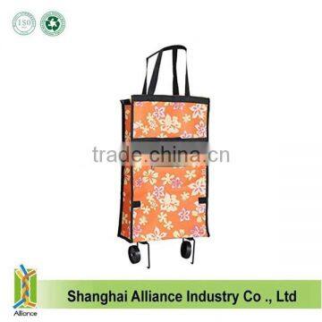 600D Oxford Foldable Trolley Bag