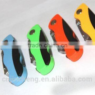 2017 Plastic With Rubber Grip Handle Olfa Knife 3 PCS Auto Loading Blade Utility Knife photo-3