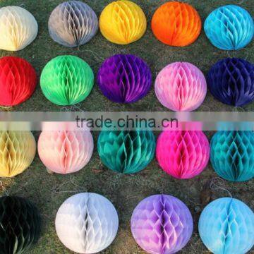 DIY Tissue Paper Honeycomb Balls Wedding Party Decoration Honeycomb Ball photo-6