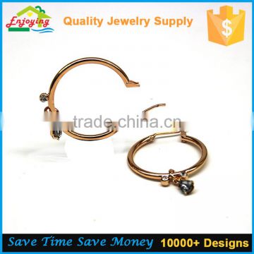 latest simple style whoesale promotion large hoop earrings jewelry