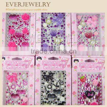 Bling Rhinestone Cellphone Stickers Mobile Phone Laptop Rhinestone Sticker
