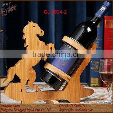 Adjustable animals bamboo wine holder