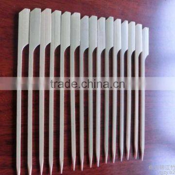 ZHUPING Natural Disposable Flat Bamboo Skewers Flat Bamboo Sticks photo-3