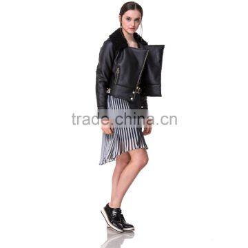 Guangzhou Domin Fashion Factory Directly Wholesale 2017 Ladies Winter Jacket photo-4