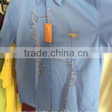 Customized Men Casual Shirt Embroidery&printed Design