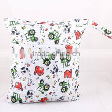 Waterproof Multifunctional Reusable Cloth Custom Made Diaper Bags Wetbags