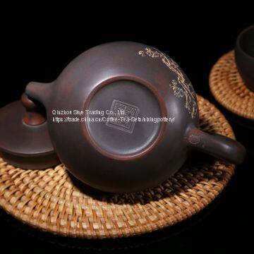 Large Capacity Purple Clay Pot Pure Handmade Maestro Kungfu Tea Pot Chinese Qinzhou Nixing Pottery photo-5