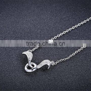 2017 New Design 925 Sterling Silver Wings of an Angel Pendant Necklace photo-3