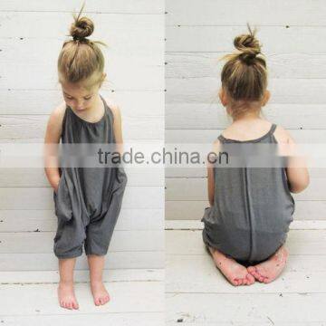Latest Childrens Boutique Clothing Baby Clothes 2017 Hot Sale Grey Color Kid Clothing Cotton Bodysuit Clothing Adult Baby Romper photo-2