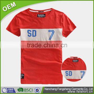 Hot Selling Men's t Shirt Plain T-shirt Softtextile Table Tennis t Shirts Self Design T-shirt