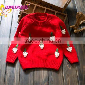 2015 children's clothing factory direct wholesale of kids christmas sweater,winter clothes for children