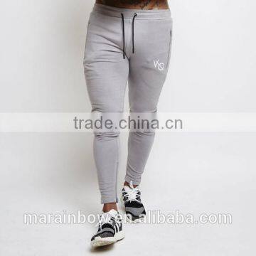 Essential Fitness Blood Red Tapered Gym Sweatpants Men Joggers Cotton Fleece Jogger Pants OEM Wholesale
