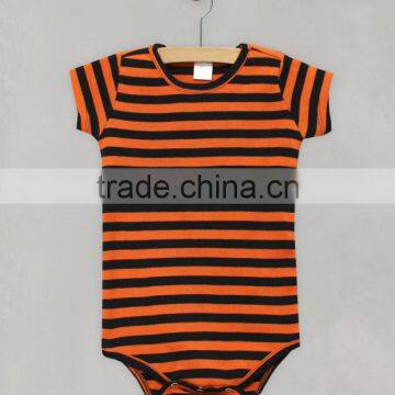 Halloween Children Cotton Orange Pumpkin Pattern Newborn Baby Unisex Bodysuit Romper photo-5