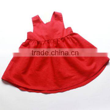 Children Boutique Princess Dress Wholesale Baby Girls Soild Color Party Dresses With Bowknot photo-4