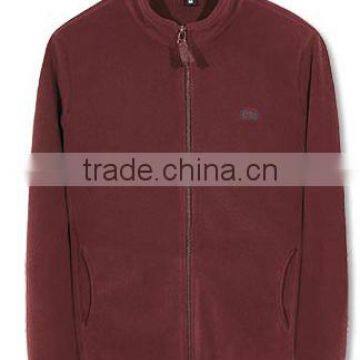 Cheaper customized designs polar fleece jackets wholesale warm Good quality stand collar jackets