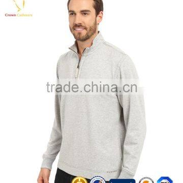 Winter Pullover Thick 1/4 Zip Up Knitted Men Sweater