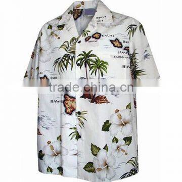 cheap wholesale 100% polyester plain mens hawaiian shirts