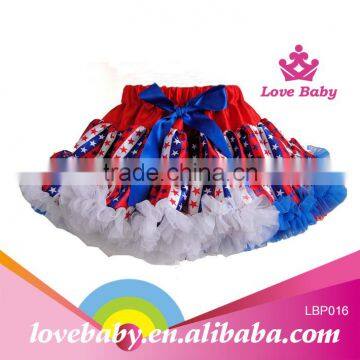 hot sale beautiful 4th of July pettiskirt