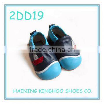 new design genuine leather soft sole kids shoes