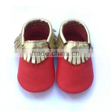Fashion Leather Children Shoes for Christmas New Born Baby Shoes photo-2