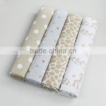 OEM Factory or Stocked Designs 102*76cm Baby Receiving Blanket, Flannel Blanket, 100% Cotton Baby Blanket photo-6