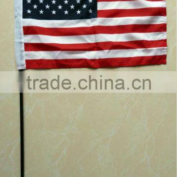 logo printed american flag fabric