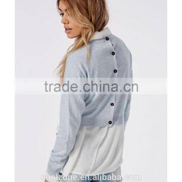 China Wholesale Ice Cream Knitted Sweatshirt Women Crop Hoodies photo-3