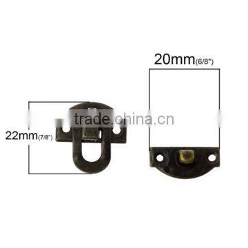 Wholesale Antique Bronze Jewelry Wooden Case Boxes Making Lock Latch photo-3