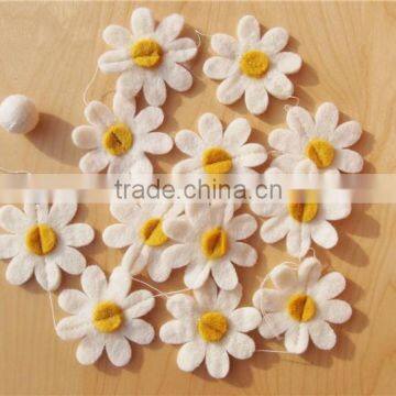 Happy Easterdecoration Felt Bunting Garland Banner Eggs Handmade Felt Ornaments photo-4