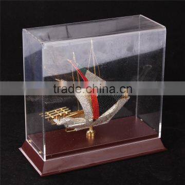 Noble Customized Crystal Arab Dhow For Business Gift Items , Islamic Souvenirs Gifts photo-3